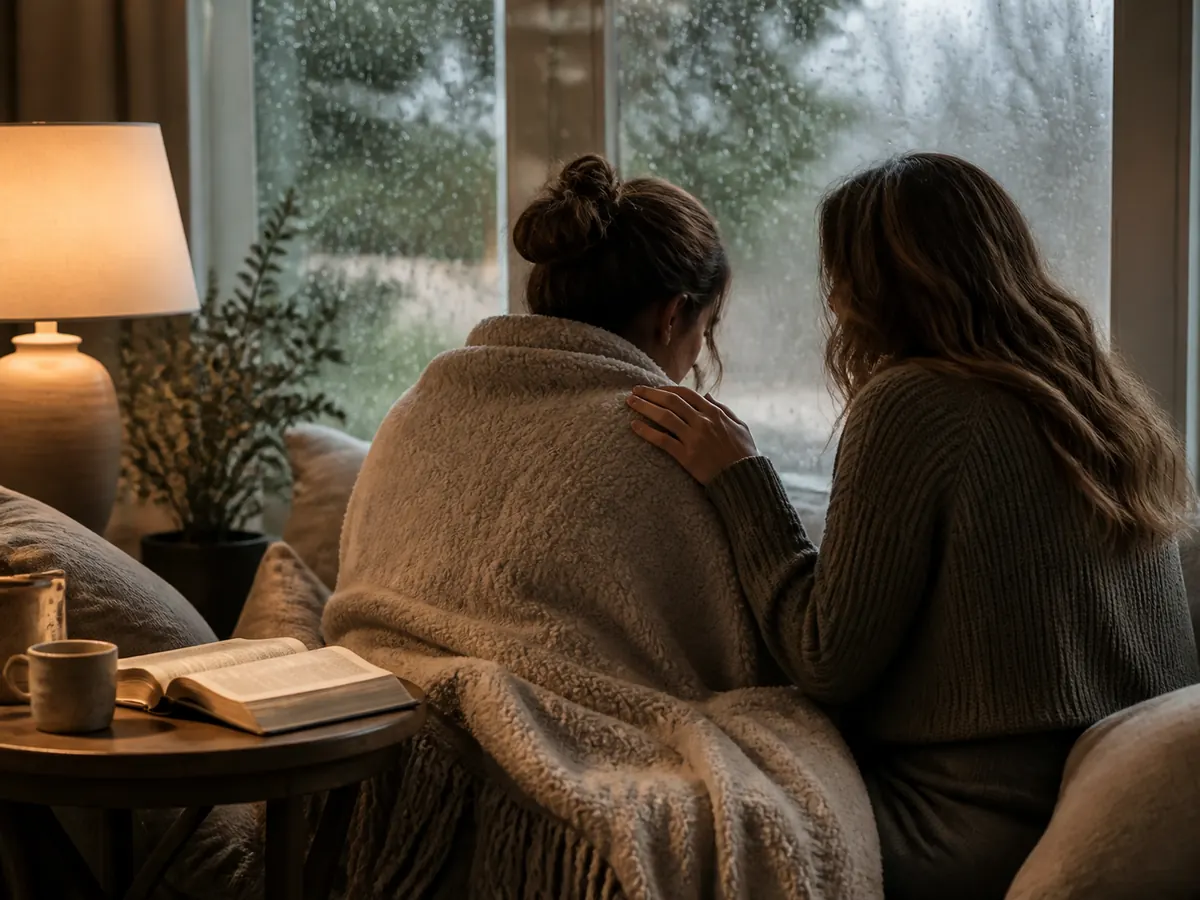 Illustration for 12 Bible Verses to Support Someone with Depression